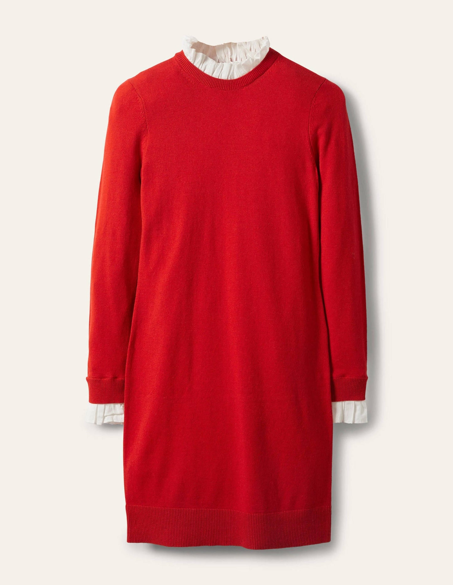 Beatrice Knitted Dress-Blazer Red