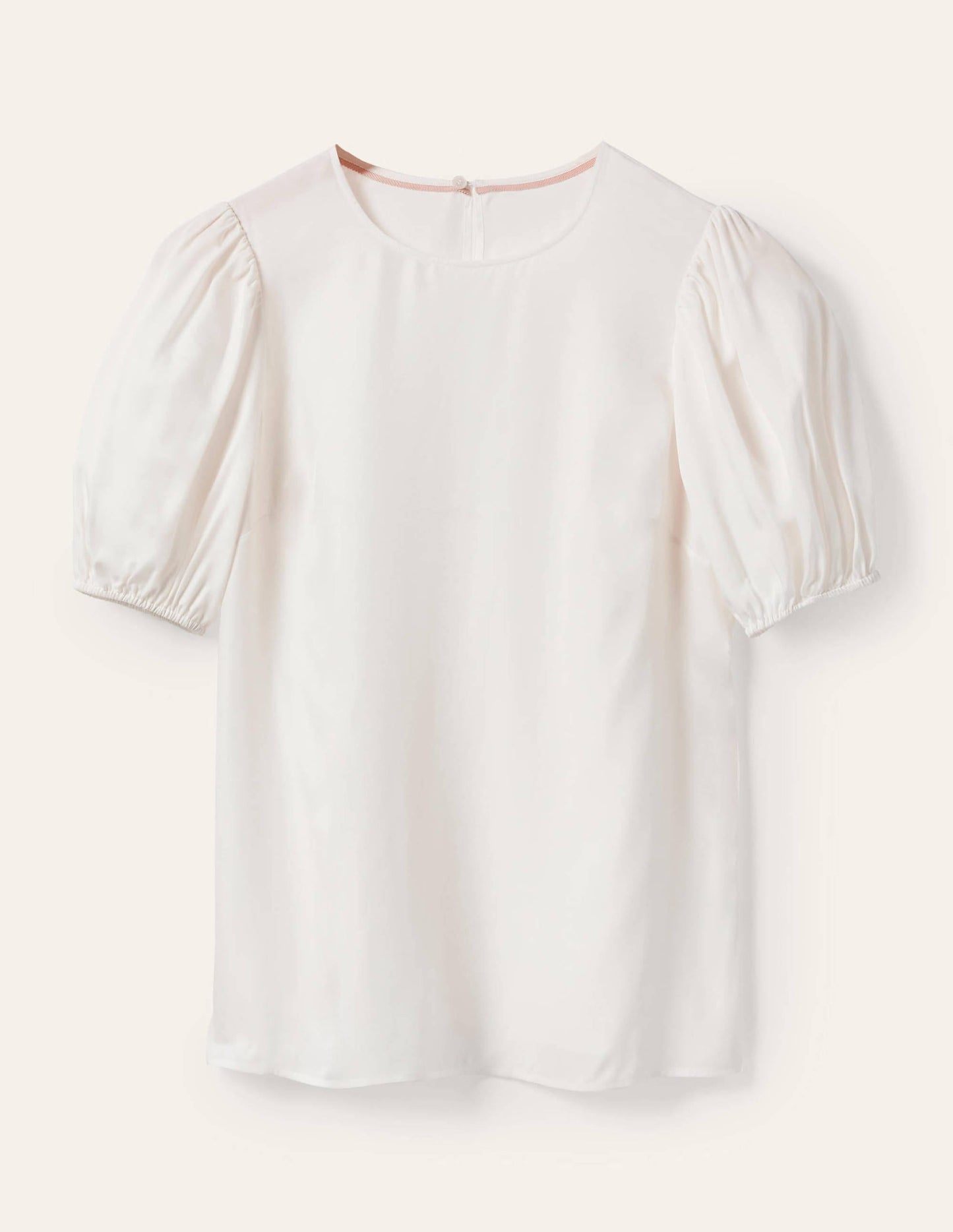 Adriana Puff Sleeve Top-Ivory