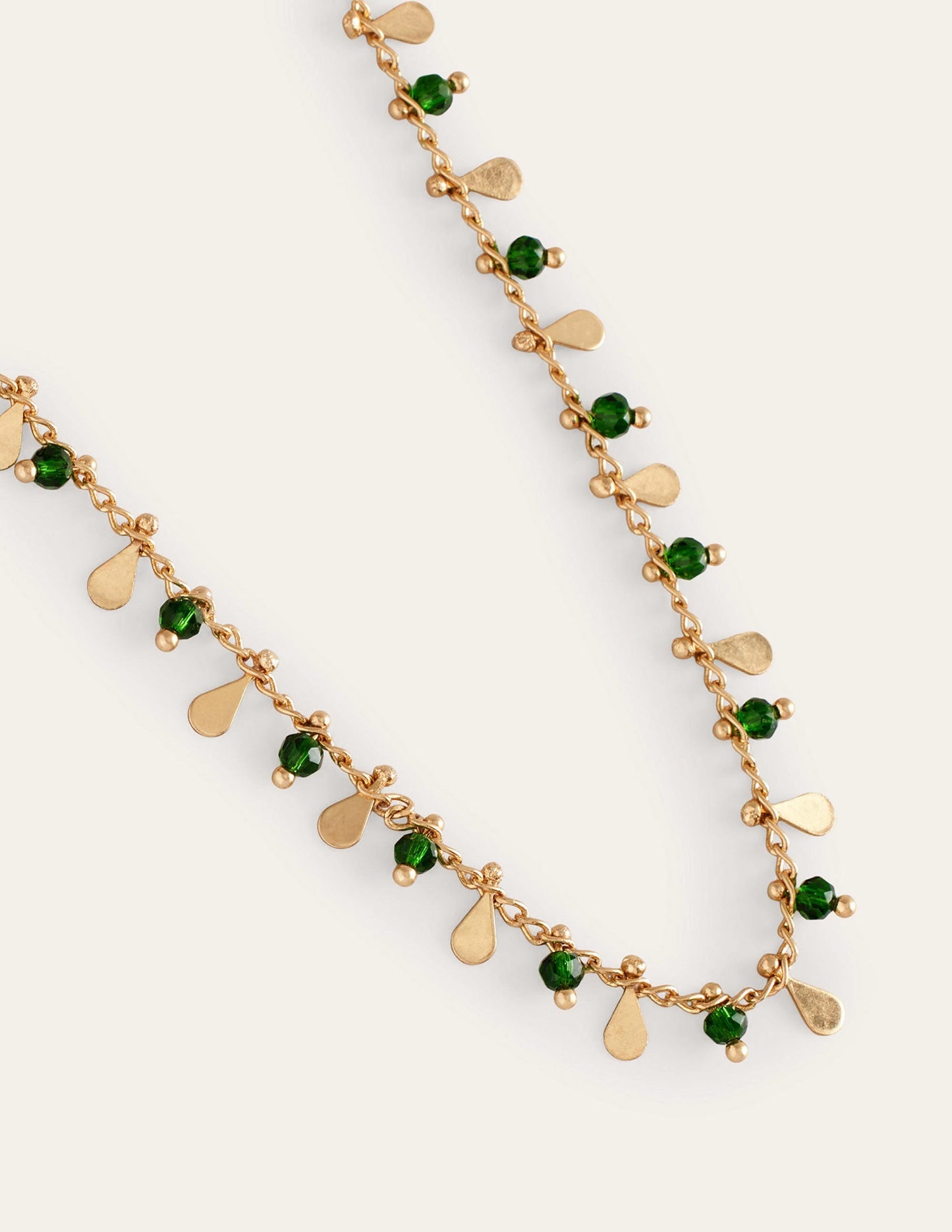 Beaded Necklace-Green