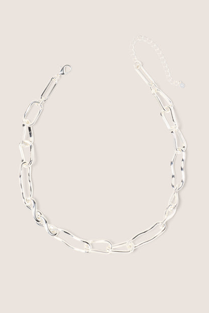 Meg Hammered Link Necklace