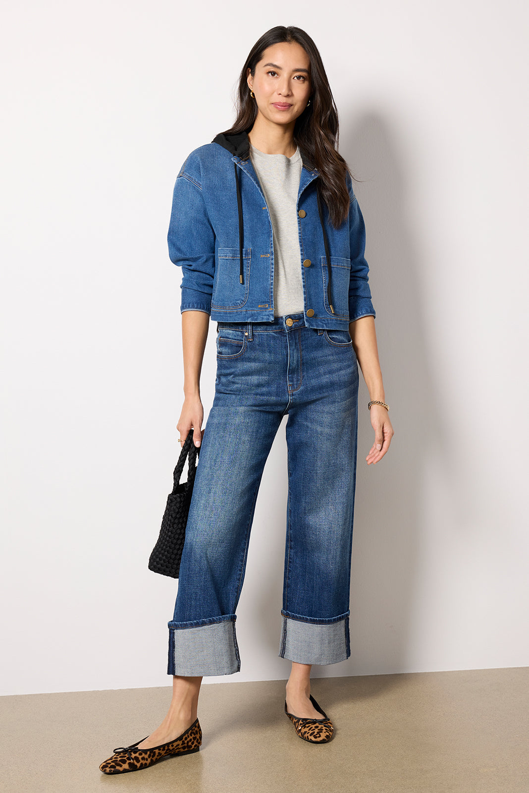 Lolo Hooded Denim Jacket
