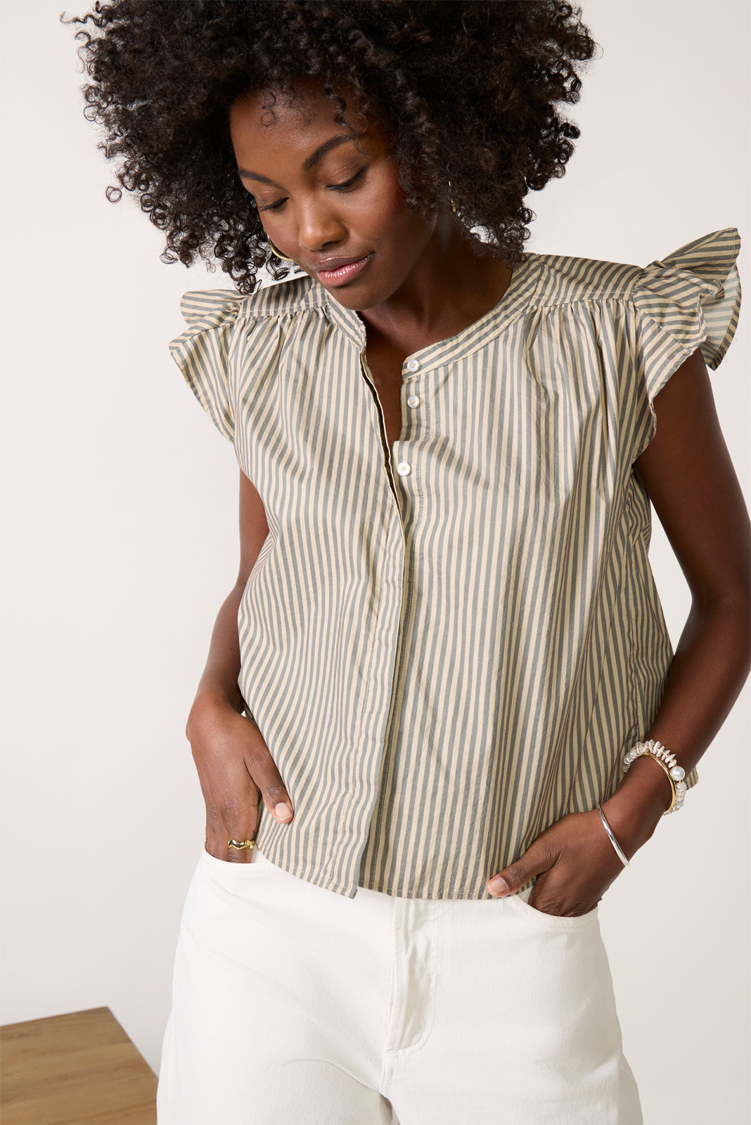 Leona Flutter Top