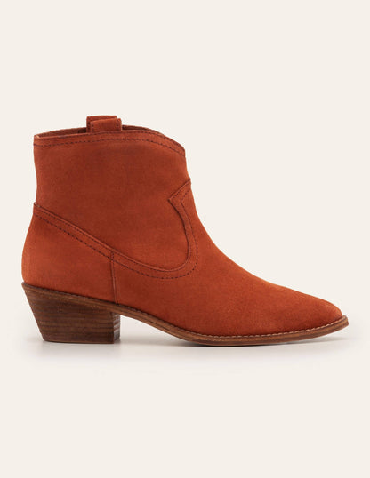 Allendale Ankle Boots-Red Oak