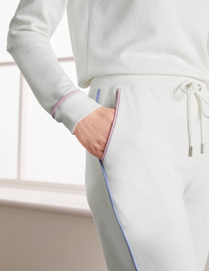 Ava Jersey Joggers-Ivory