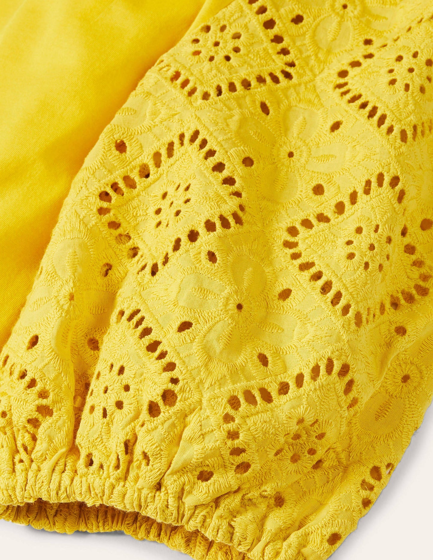 Abigail Puff Sleeve Jersey Top-Daffodil