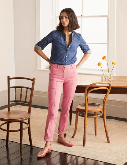 Abingdon Pants-Dusty Red
