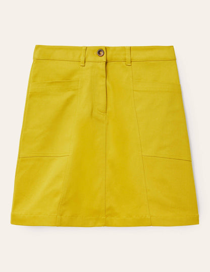 Abingdon Mini Skirt-Chartreuse