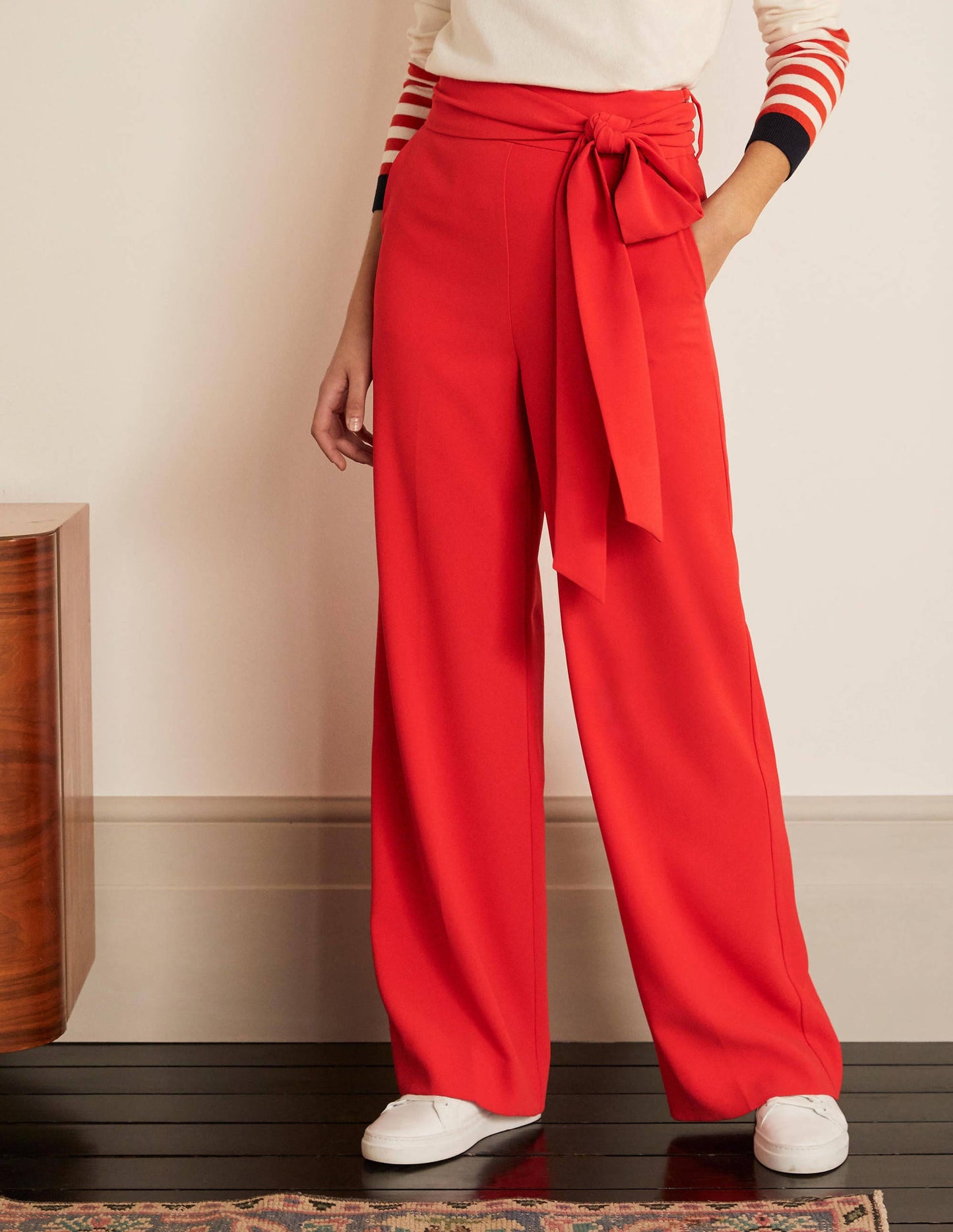 Allendale Pants-Cherry Red