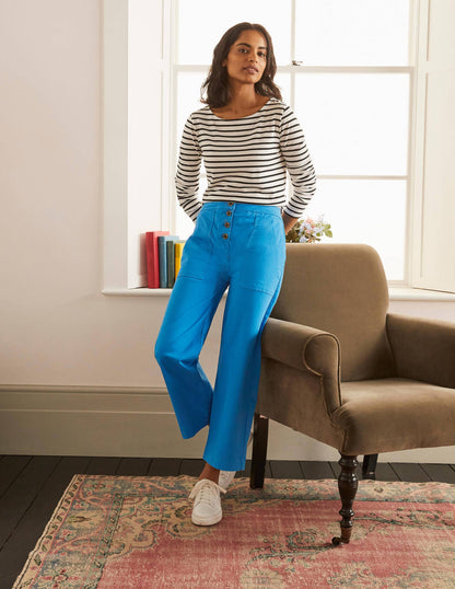 Beaufort Button Fly Pants-Bold Blue