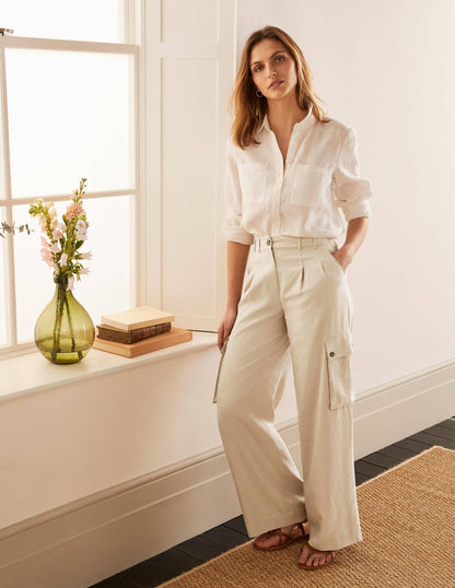 Ailesbury Cargo Pants-Sand