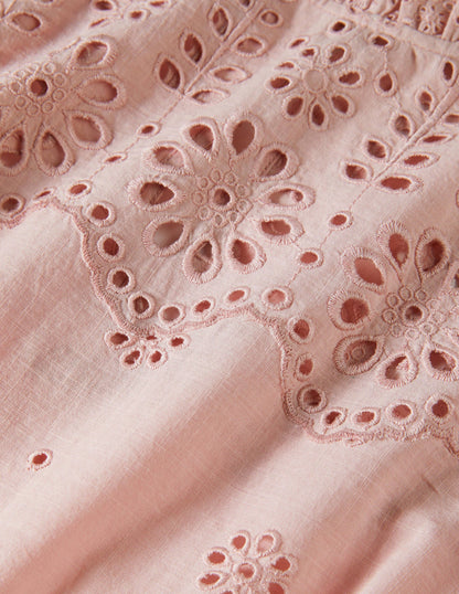 Altheda Broderie Top-Milkshake