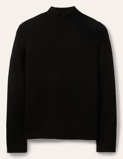 Anna Cashmere Sweater-Black
