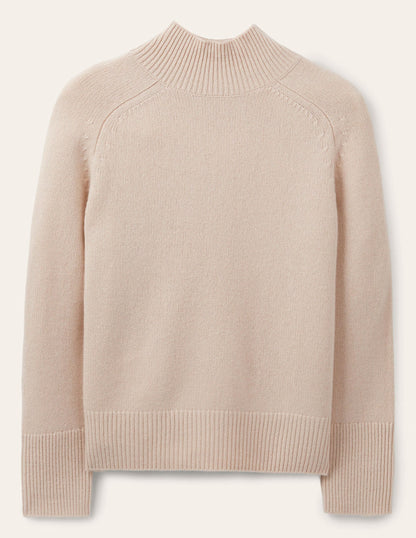 Anna Cashmere Sweater-Warm Ivory
