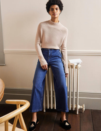 Anna Cashmere Sweater-Warm Ivory