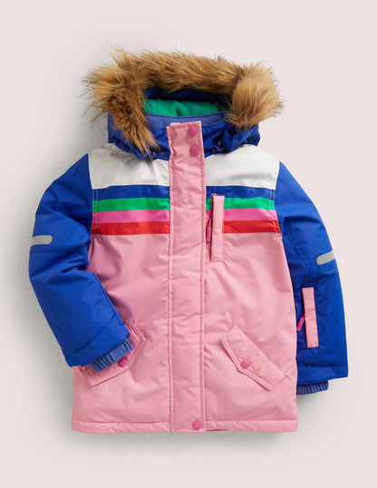 All-weather Waterproof Jacket-Pink Lemonade
