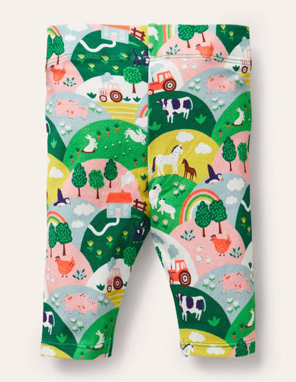 Baby Leggings-Multi Coastal Scene