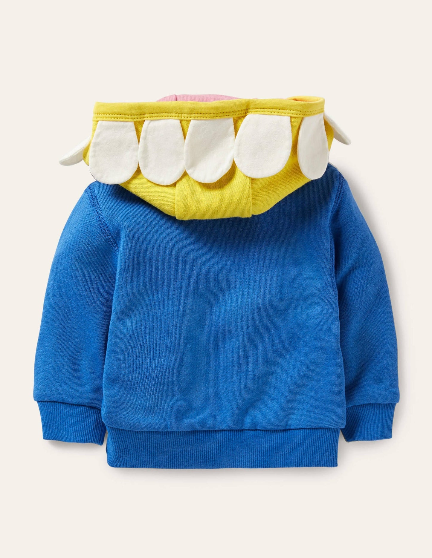 Appliqué Hoodie-Blue Flower
