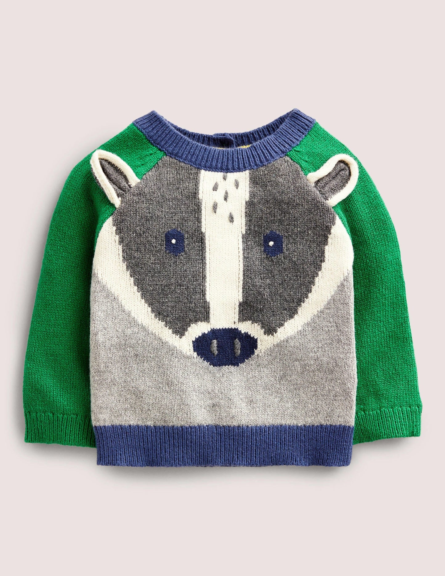 Badger Sweater-Grey Marl Badger