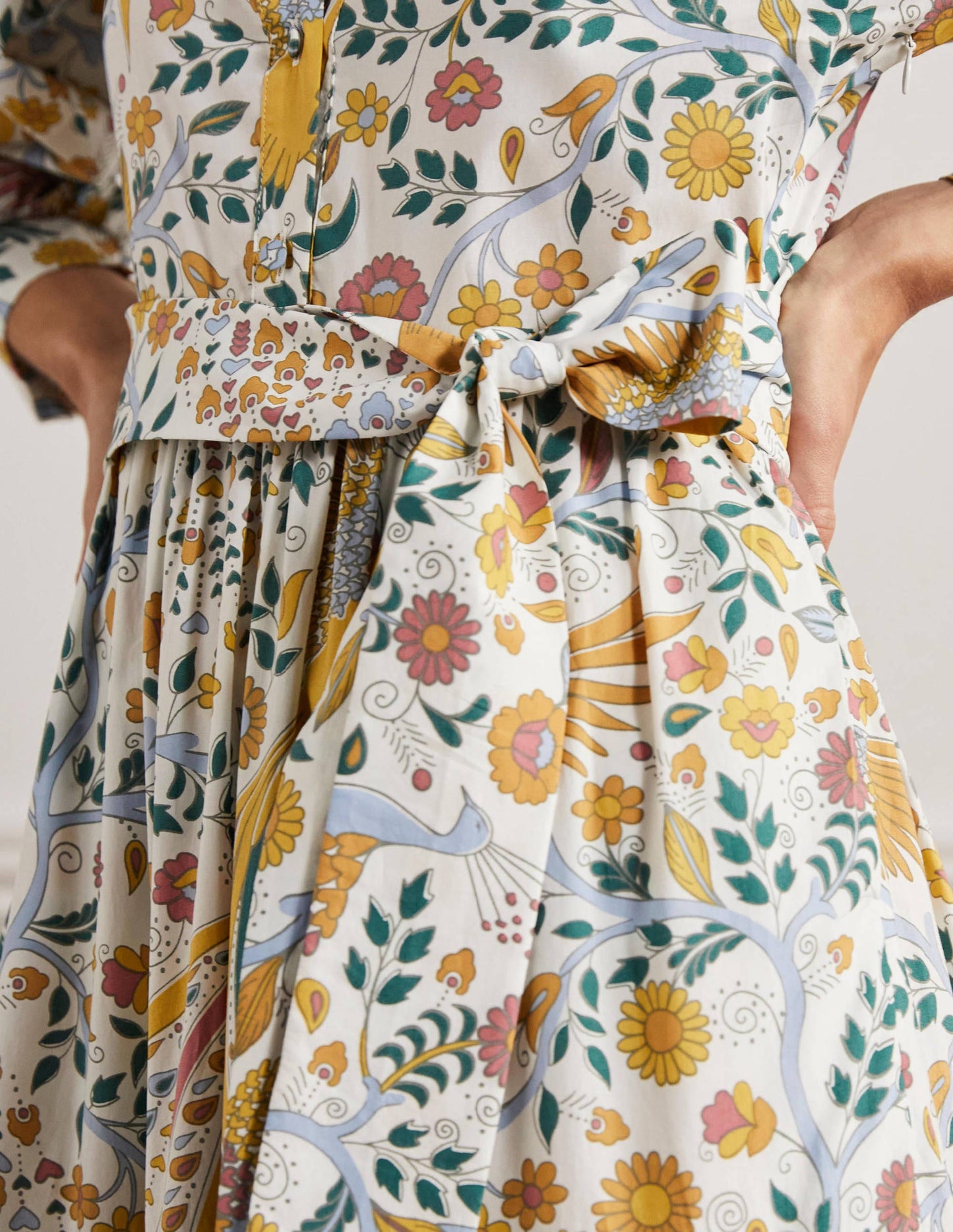 Ava Tiered Maxi Dress-Multi, Enchanting Peacock