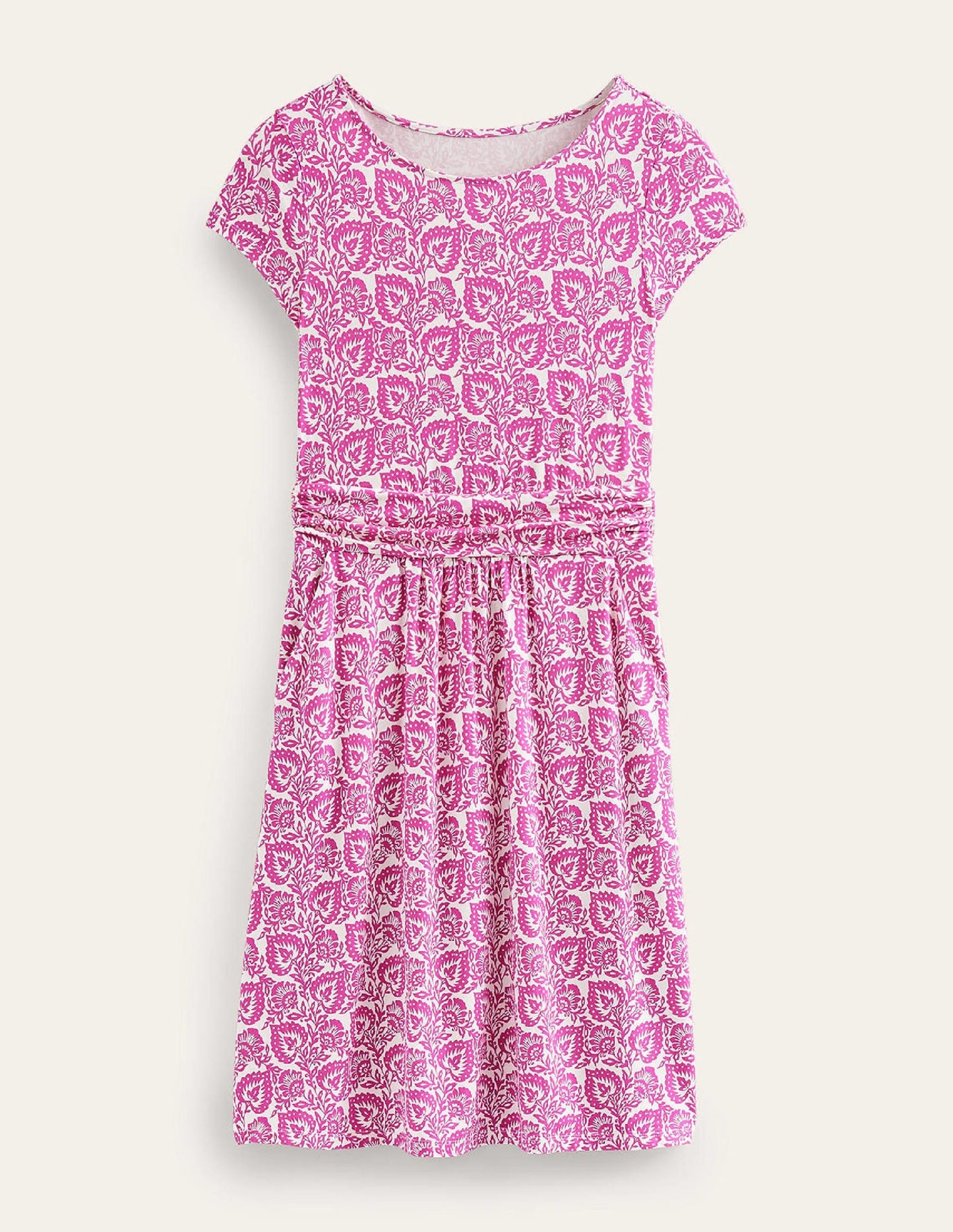 Amelie Jersey Dress-Phlox Pink, Oak Terrace