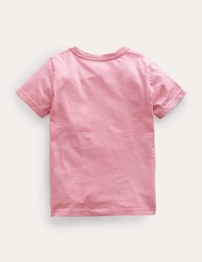 Animal Facts T-shirt-Formica Pink Thorny Devil