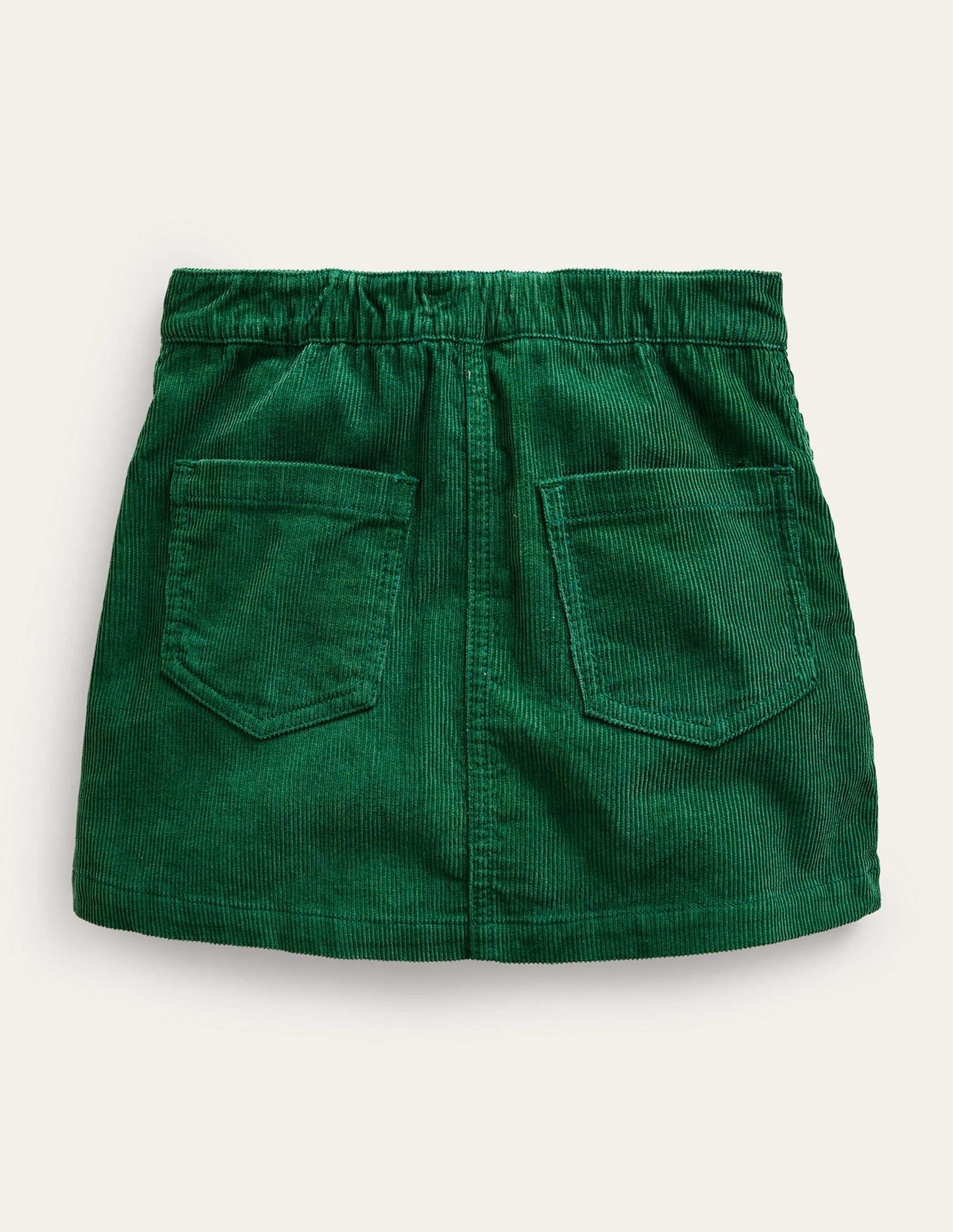 A-Line Mini Skirt-Deep Green