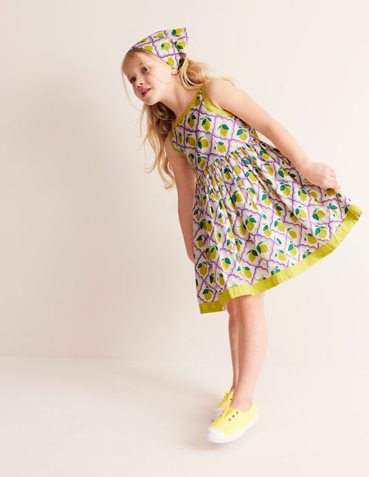 Back Detail Dress-Lavender Lemon Grove