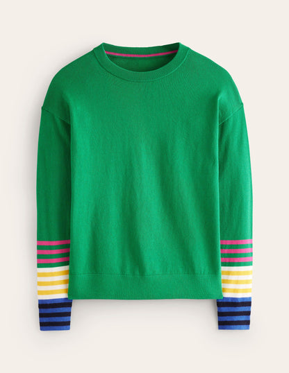 Annie Sweater-Rich Emerald Green
