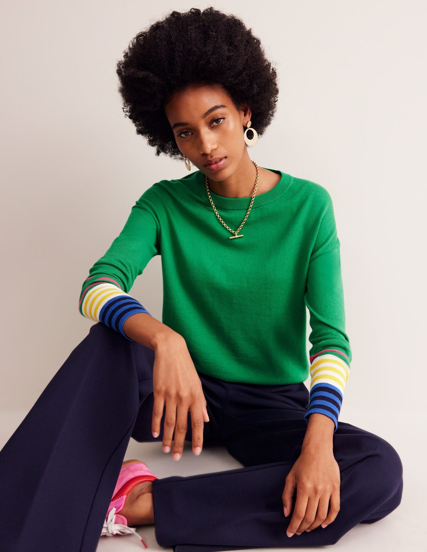 Annie Sweater-Rich Emerald Green