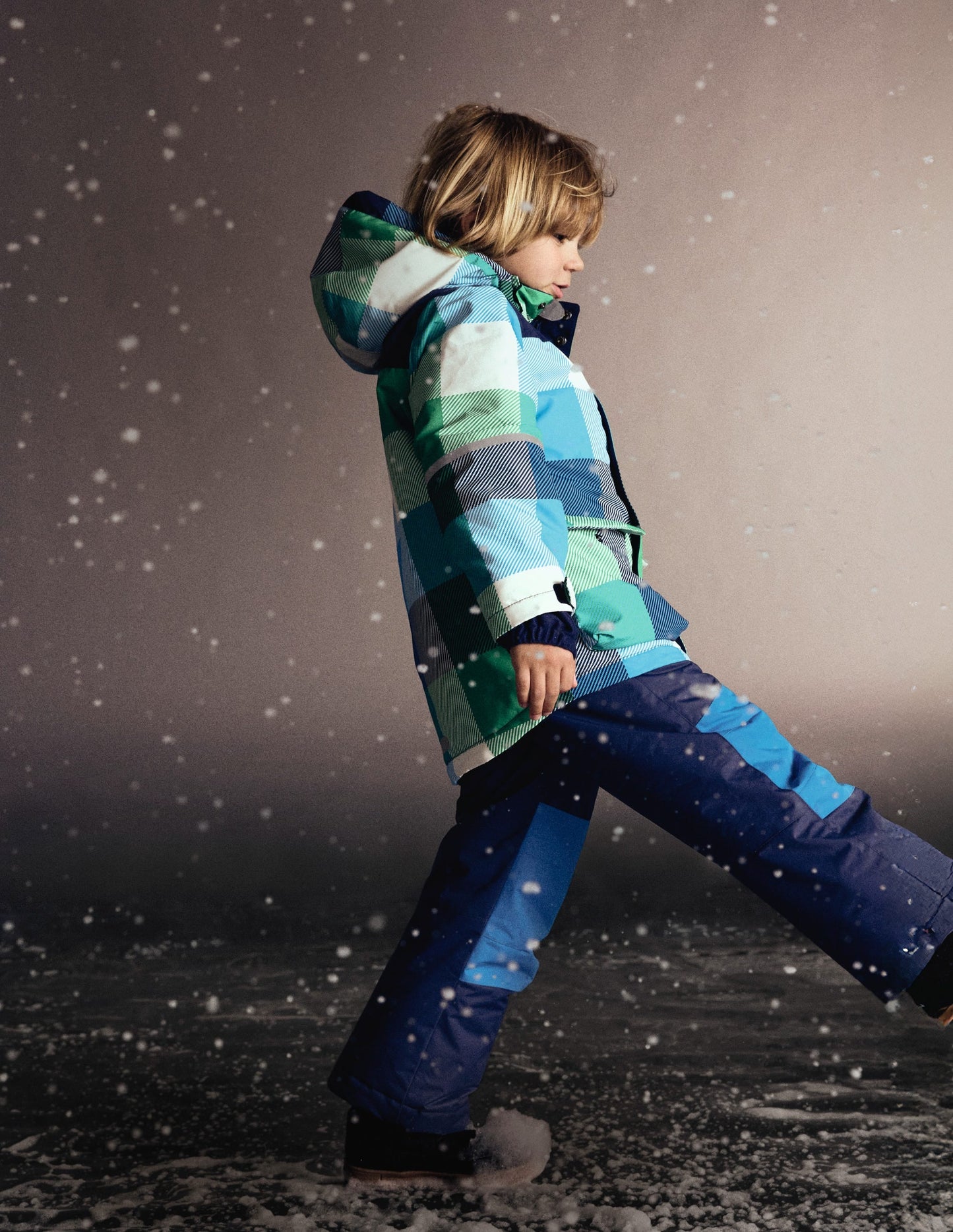 All-weather Waterproof Coat-Green Check