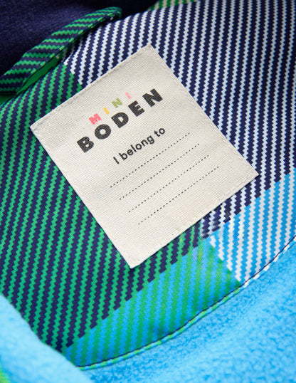 All-weather Waterproof Coat-Green Check