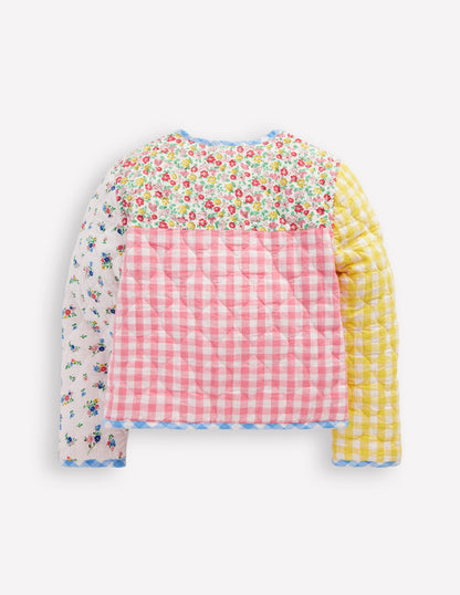 Aurore Reversible Jacket-Patchwork Floral