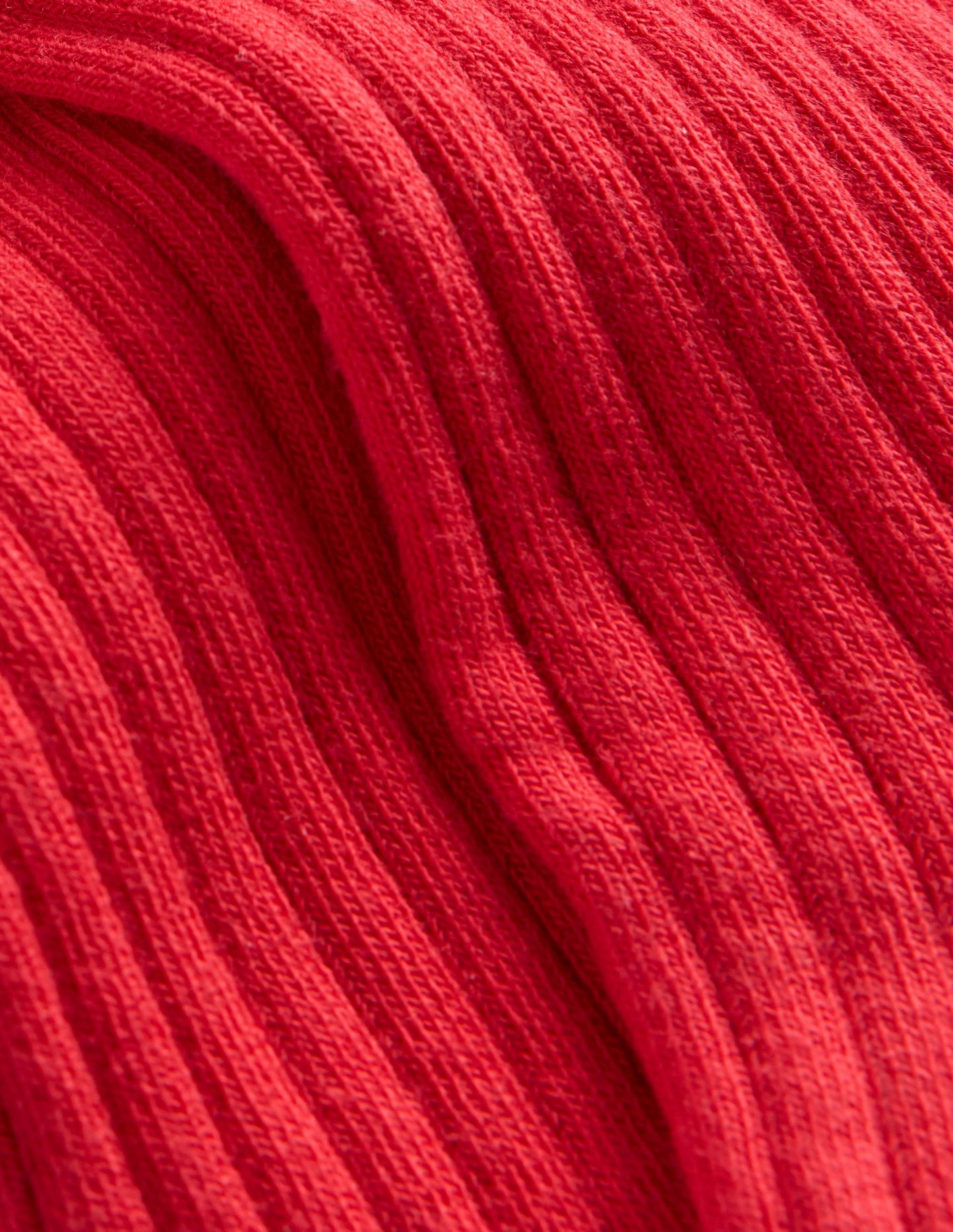 Baby Ribbed Tights-Rockabilly Red