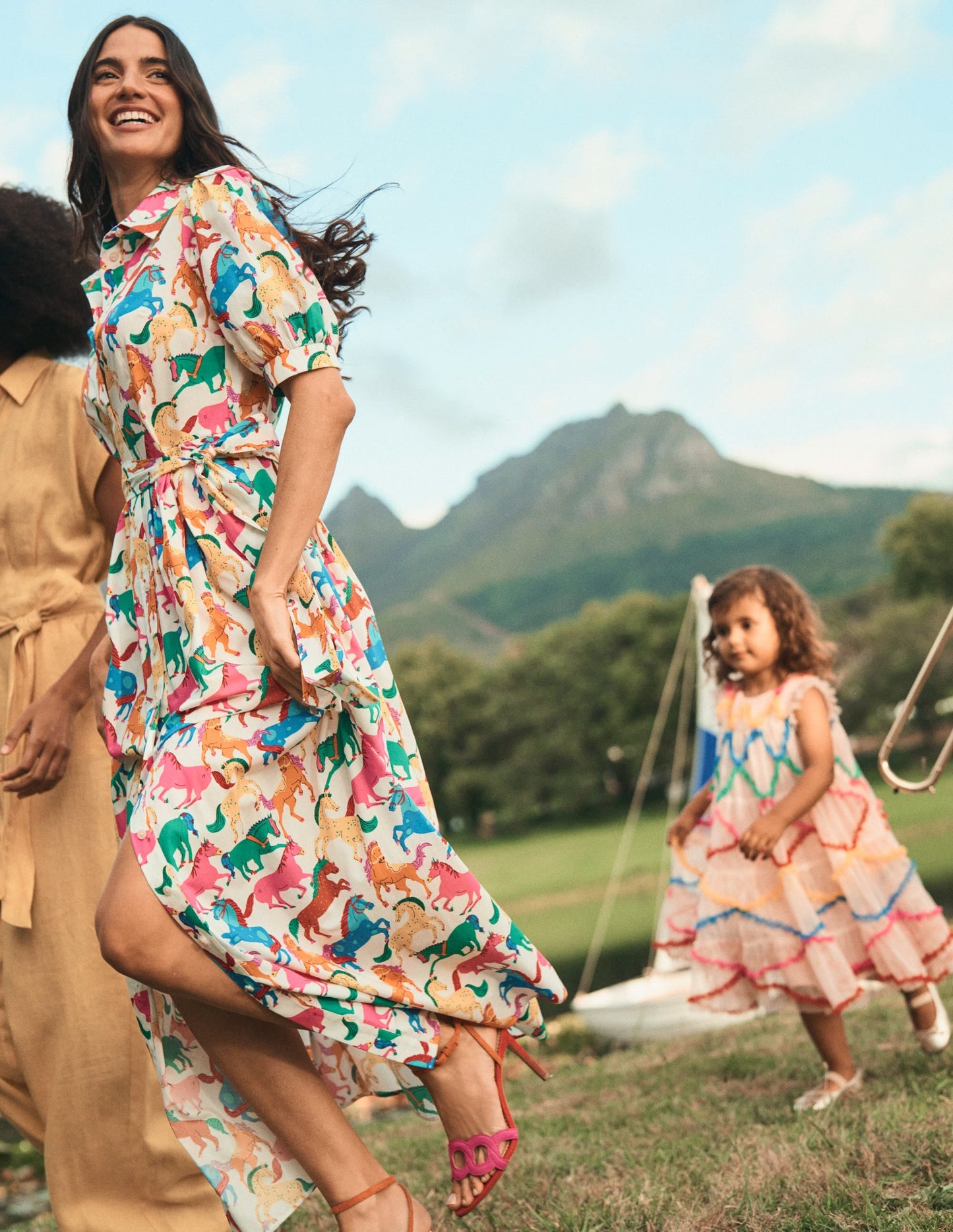 Alexa Maxi Shirt Dress-Multi, Pony Club