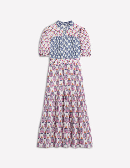 Beatrice Cotton Maxi Dress-Multi, Wildflower Bouquet