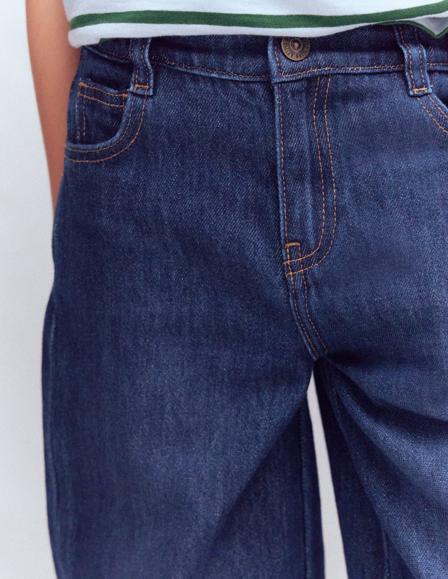 Barrel Jeans-Mid Wash