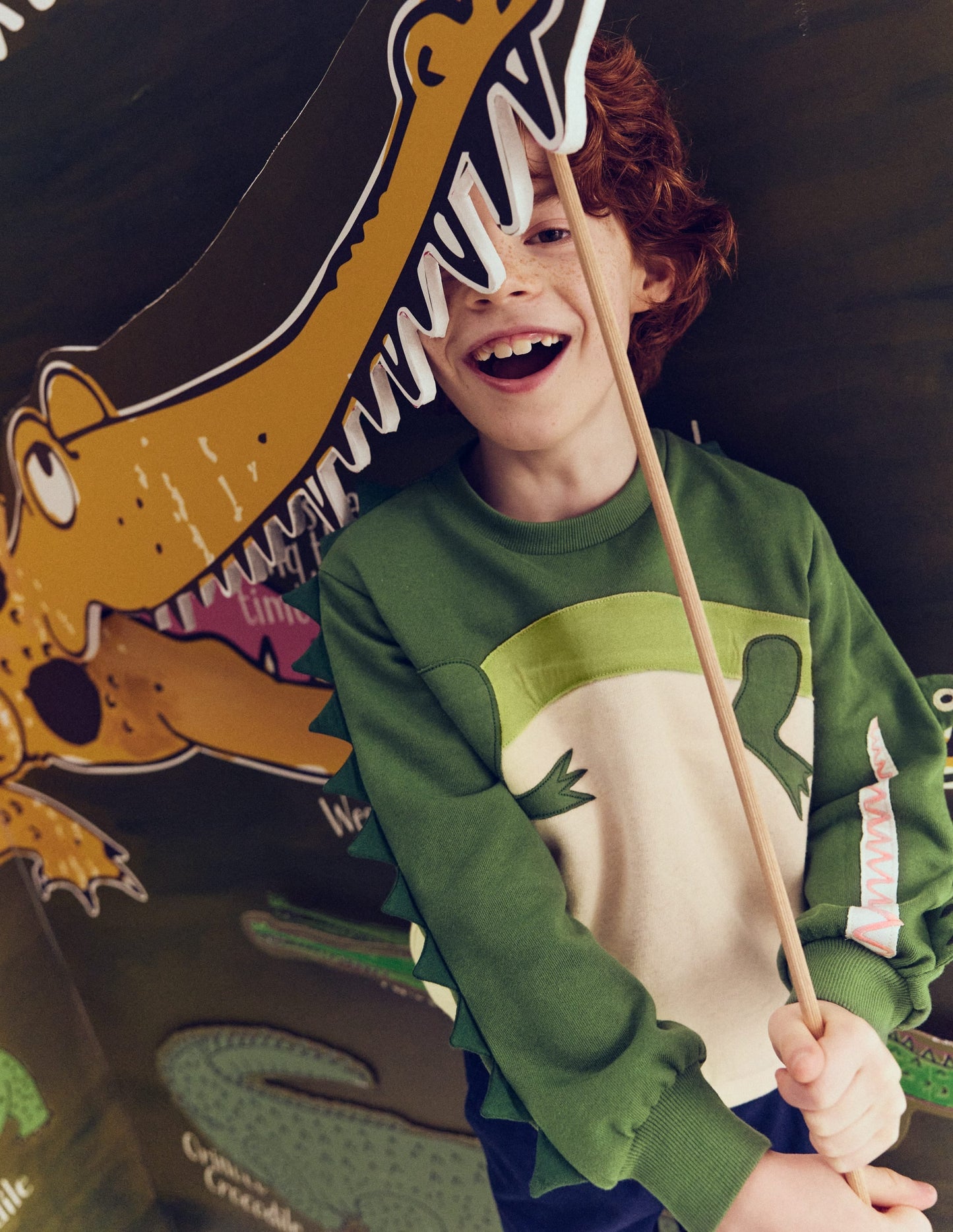 3D Animal Sweatshirt-Croc