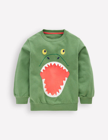 3D Animal Sweatshirt-COMFREY DINO