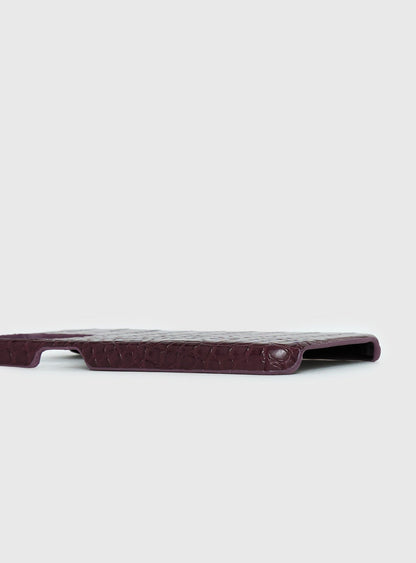 Impossible iPhone Case Red Snake