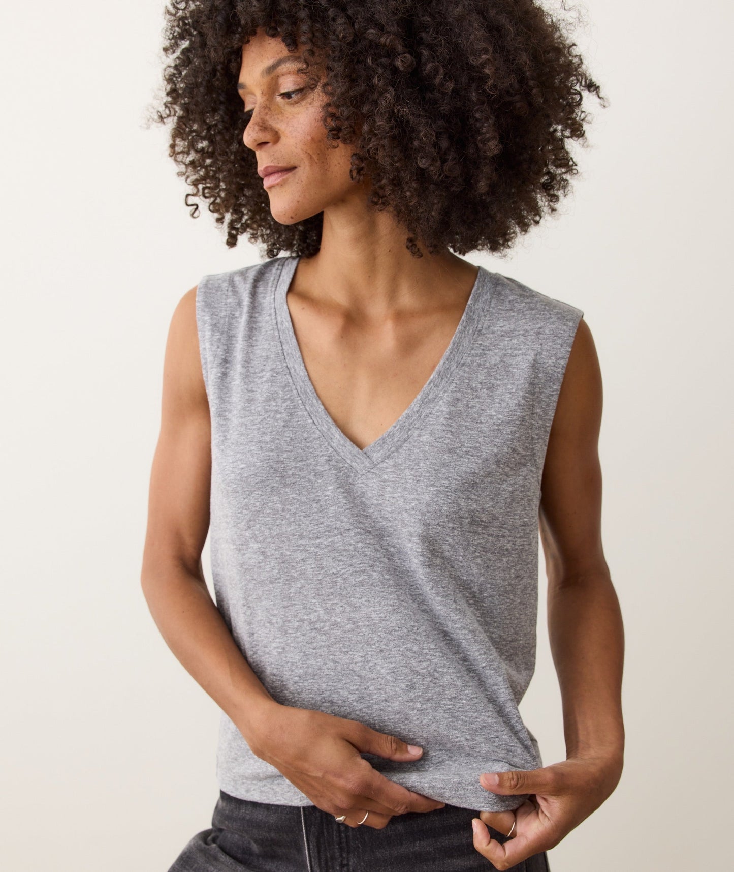 Tissue V-Neck Tank