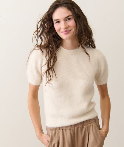 Suri Alpaca Puff Sleeve Sweater